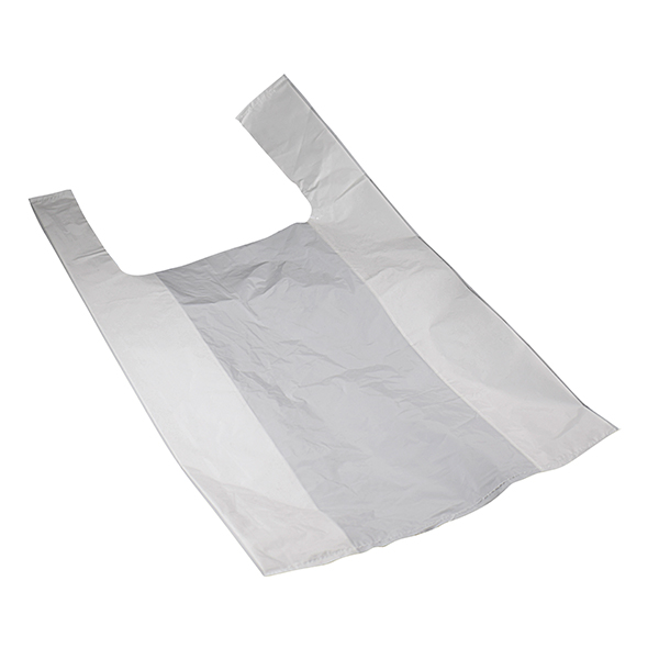 Hemdchen-Tragetaschen aus Polyethylen (HDPE) 25 + 12 x 45cm