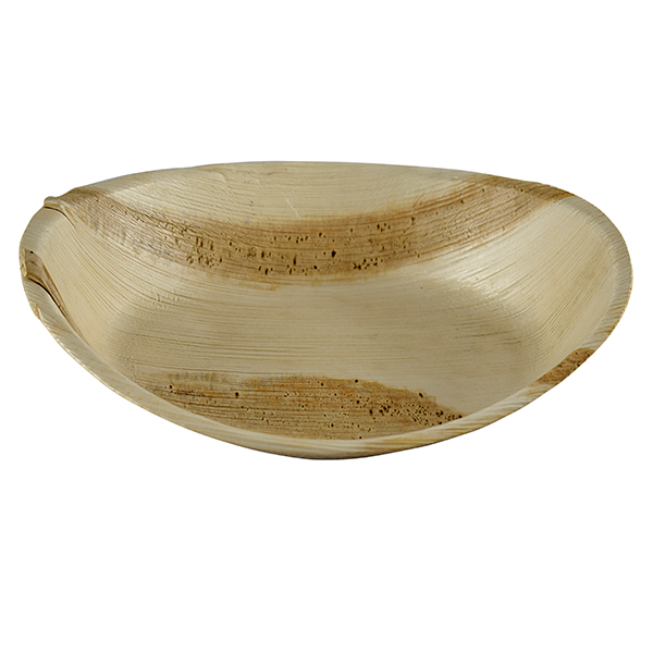 „Oval“ Schalen aus Palmblatt 20 x 13 x 3 cm